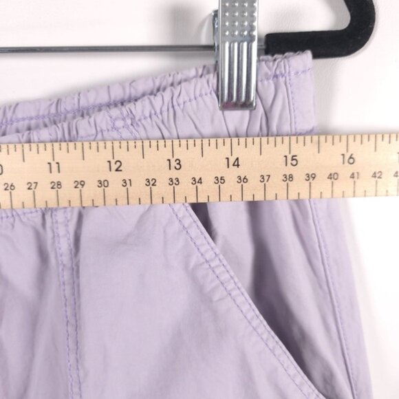 ZARA Women Purple Lilac Parachute Relaxed Pants Elastic Waist‎ 5520/7/629 MEDIUM - Picture 8 of 14